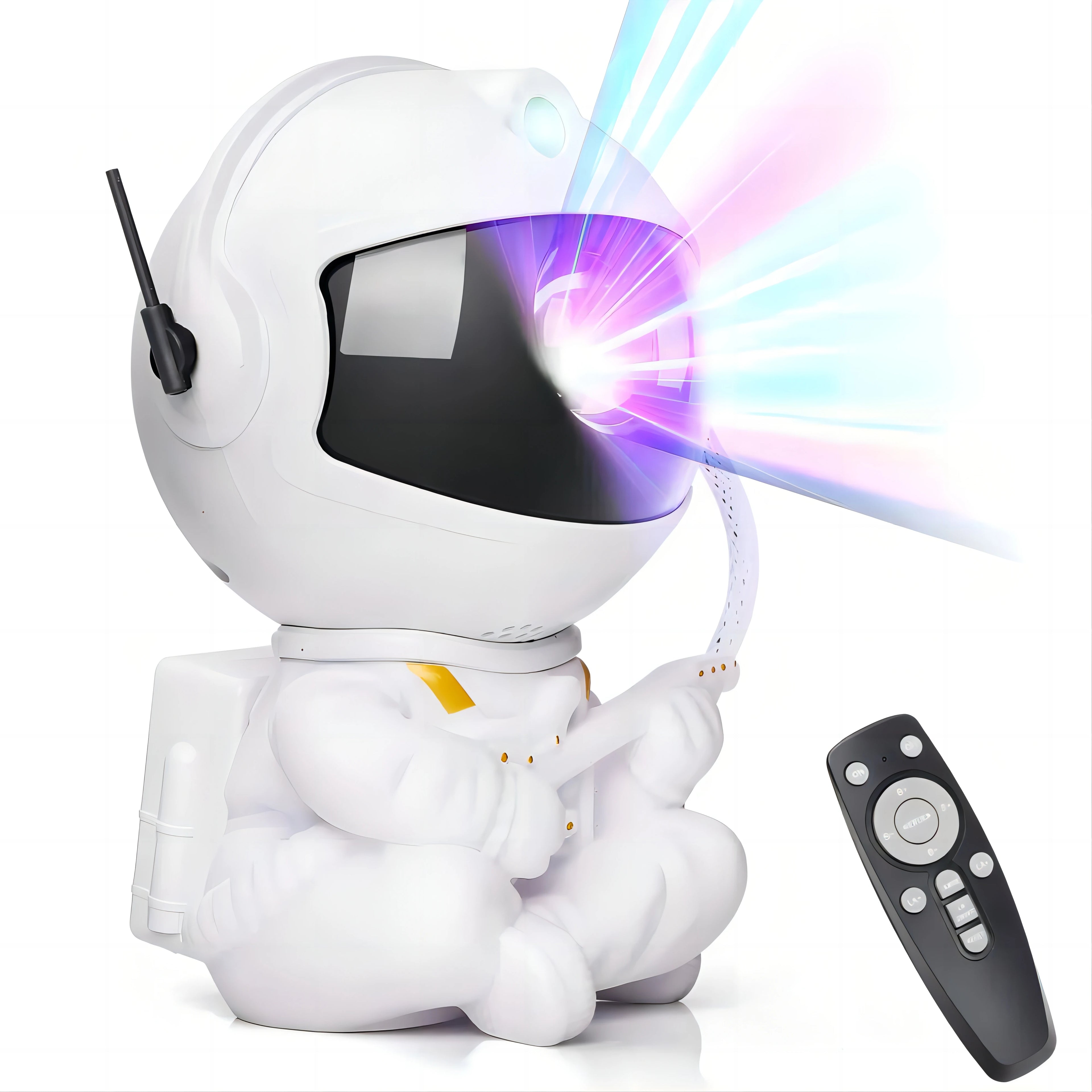 Rocket Astronaut Galaxy Projector Night Light Lamp and 12 Film Starry Sky Astronaut Porjectors Lamp Planetarium for Kids Bedroom